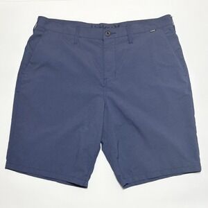 Hurley Mens Dri-FIT Performance Chino Hybrid Board Shorts Size 36 Blue Gorpcore